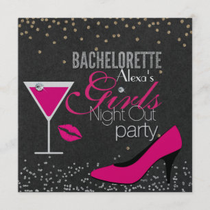 INVITACIÓN PERSONALIZABLE BACHELORETTE PARTY INVITATION