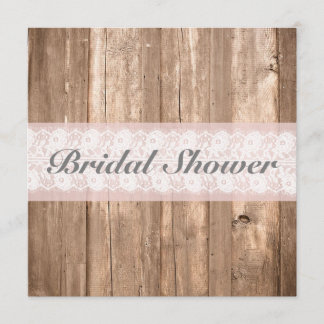 Invitación Personalizable de ducha de novia rusa Shabby
