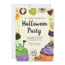 Personalizable de Halloween Trick o Tret Fiesta