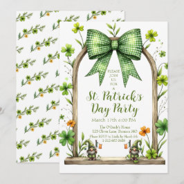 Invitación personalizable del día de San Patricio