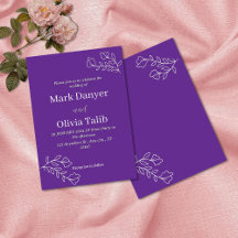 Personalizable Elegante Invite a la Boda