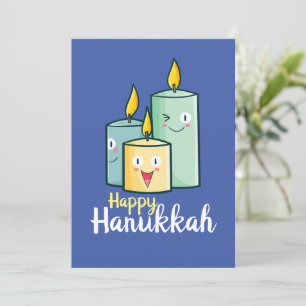 Invitación Personalizable Feliz Hanukkah