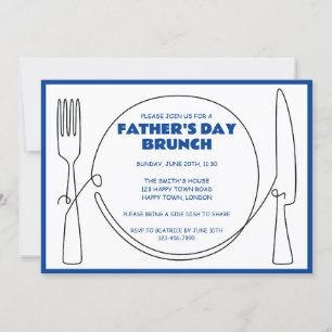 INVITACIÓN PERSONALIZABLE FIESTA DEL DÍA DEL PADRE