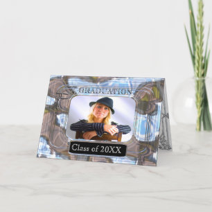 Invitación Personalizable fotográfico de clase de graduación