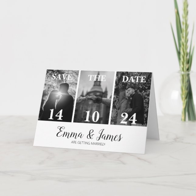 Invitación Personalizable guardar la fecha (Anverso)