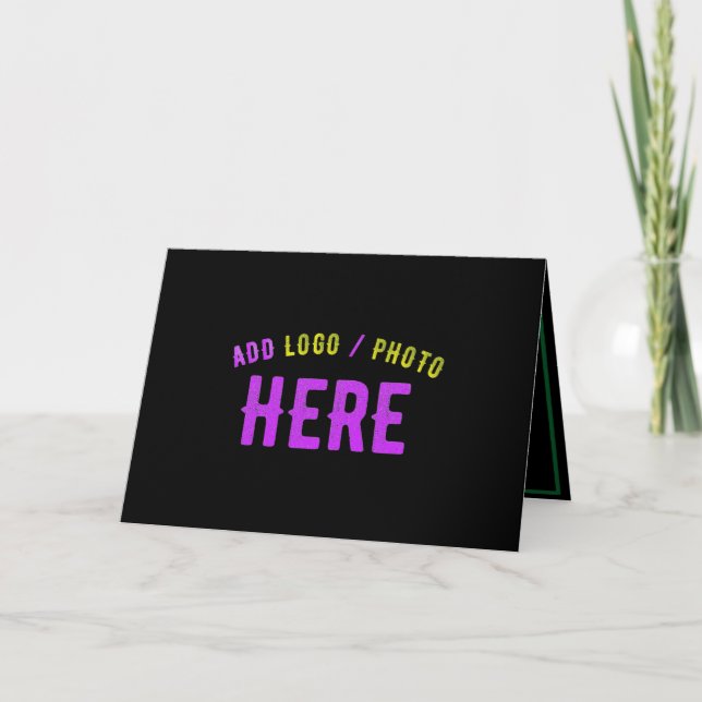 INVITACIÓN PERSONALIZABLE MODERNO ESTILO NEGRO VERIFICADO MAR (Anverso)
