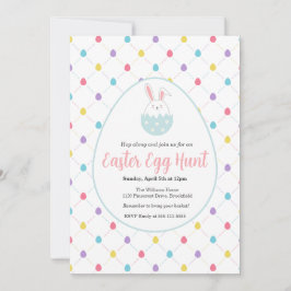 Invitación personalizable para la búsqueda de huev