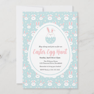 Invitación personalizable para la búsqueda de huev