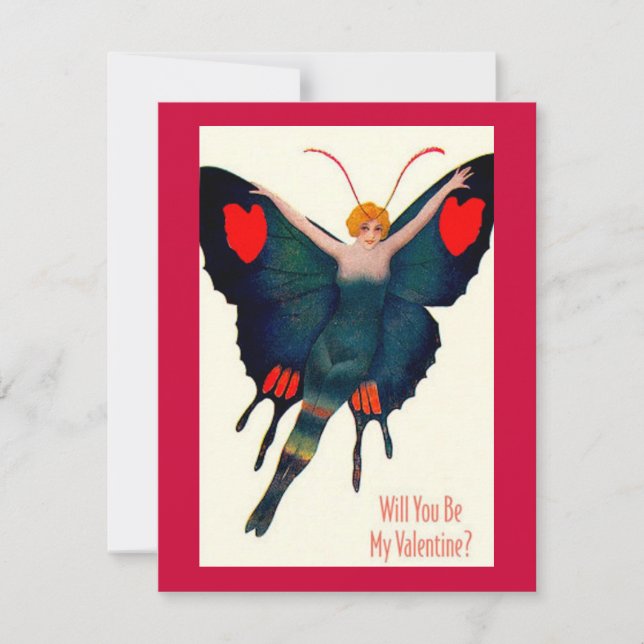 Invitación Personalizable Valentine (Anverso)