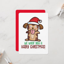Personalizable Wish you Hairy Navidades