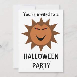 Invitación Personalización de la fiesta de Halloween del Góti