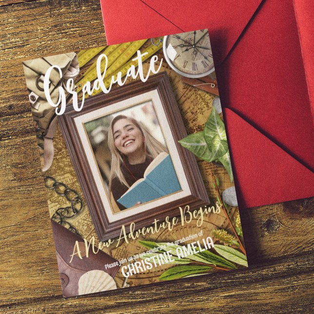 Invitación Personalización de la graduación del tema del aven (Subido por el creador)