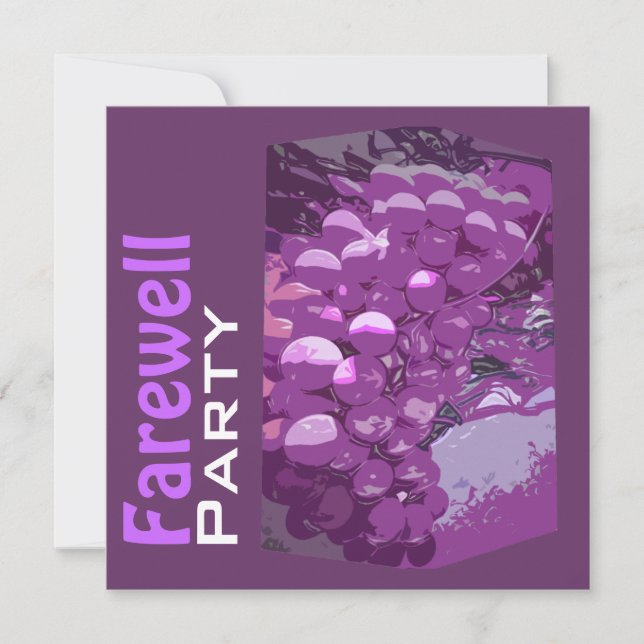 Invitación Personalización elegante del retiro despedida fies (Anverso)