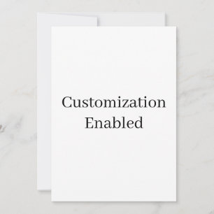 Invitación personalización habilitada