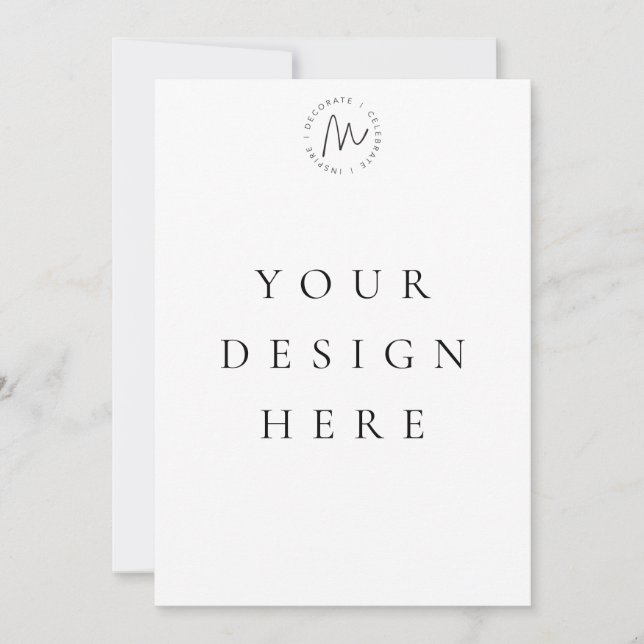 Invitación personalizada 5x7 (Anverso)