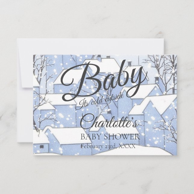 Invitación personalizada a Baby Shower (Anverso)