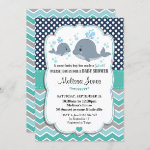 Invitación personalizada a bebé Baby Shower de bal