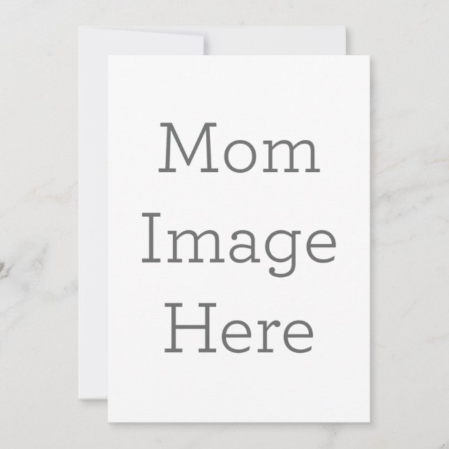 Invitación plana, Tamaño: 12,7 cm x 17,8 cm, Papel: Mate Signatura, Esquinas: Cuadrada, Sobres: Blanco, Calidad de impresión: Estándar (Anverso)