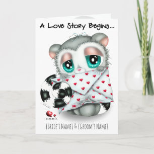 Invitación personalizada a la boda de Lemur - de m