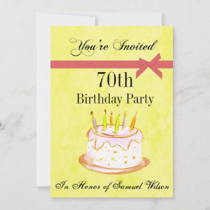 Invitación personalizada a la fiesta de cumpleaños