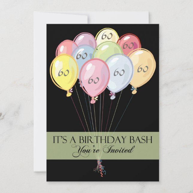 Invitación personalizada a la fiesta de cumpleaños (Anverso)