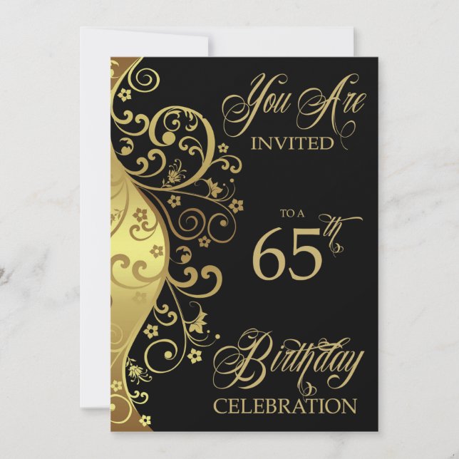 Invitación personalizada a la fiesta de cumpleaños (Anverso)