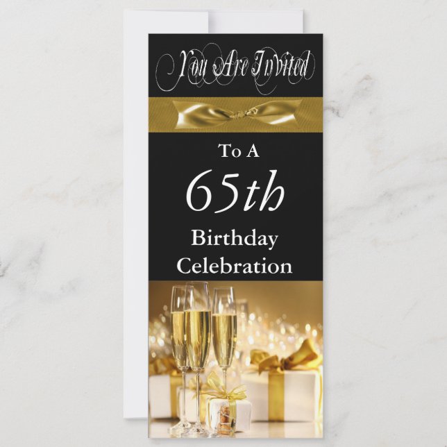 Invitación personalizada a la fiesta de cumpleaños (Anverso)