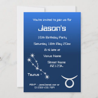 Invitación personalizada a la fiesta de la galaxia