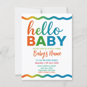 Invitación personalizada a la invitación a la duch