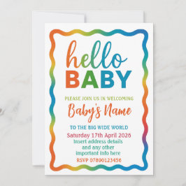 Invitación personalizada a la invitación a la duch
