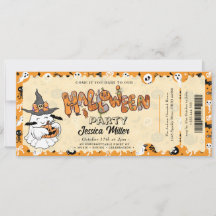 Invitación personalizada "Admitir uno" con fantasm