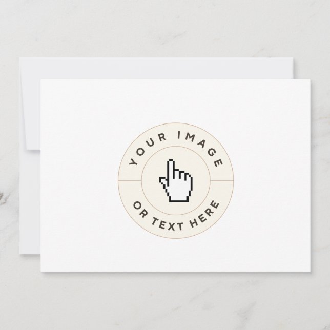 Invitación - Personalizada (agregar imagen/texto) (Anverso)