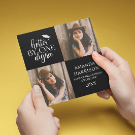 Invitación personalizada de 2 graduaciones fotográ