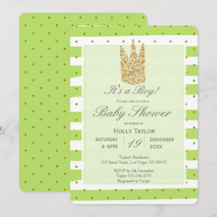 Invitación personalizada de Baby Shower Prince
