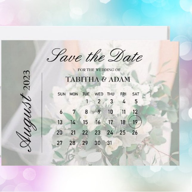 invitación personalizada de calendario "guardar la (Subido por el creador)