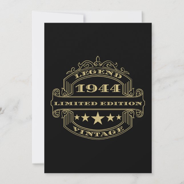 Invitación personalizada de cumpleaños del año 194 (Anverso)