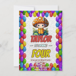 Invitación Personalizada de Cumpleaños del Guardiá