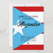 Invitación Personalizada de Cumpleaños para Puerto