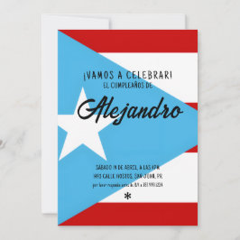 Invitación Personalizada de Cumpleaños para Puerto