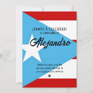 Invitación Personalizada de Cumpleaños para Puerto
