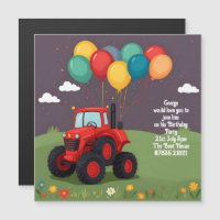 Invitación personalizada de fiesta de cumpleaños.