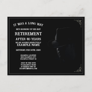 Invitación personalizada de fiesta de jubilación t