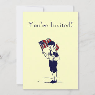 Invitación personalizada de fuegos artificiales y 