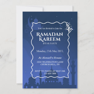 Invitación personalizada de Iftar de Ramadan Karee