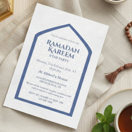Invitación personalizada de Iftar de Ramadan Karee