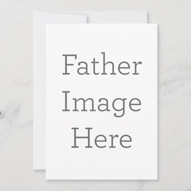 Invitación plana, Tamaño: 12.7 cm x 17.8 cm, Papel: Mate Signatura, Esquinas: Cuadrada, Sobres: Blanco, Calidad de impresión: Estándar (Anverso)