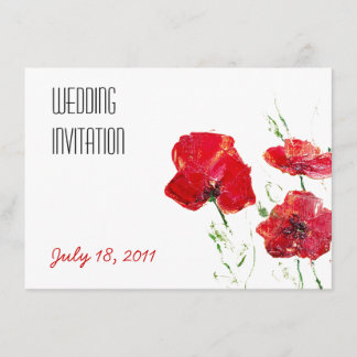 Invitación personalizada de la boda/del