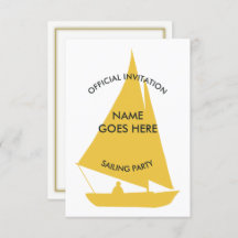 Invitación personalizada de la fiesta de vela