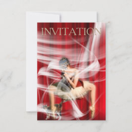 Invitación personalizada de la máscara veneciana