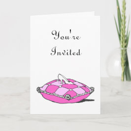 Invitación personalizada de la zapatilla de Cenici